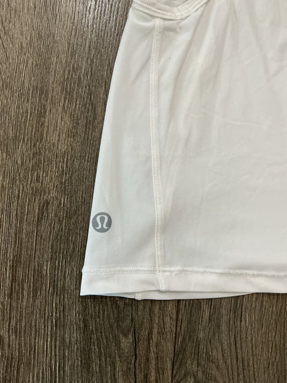 Lululemon white Align Racerback sculpt Tank Top reflective women's small XS 2