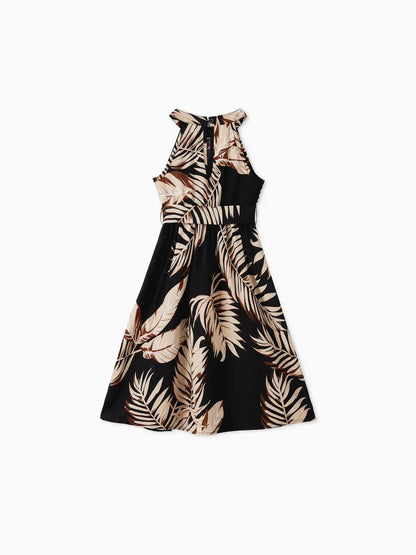 Halter Dresses: Black 8-9 Years