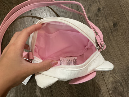 Sanrio Hello Kitty Kids' Face-Shaped Shoulder Bag Pink New