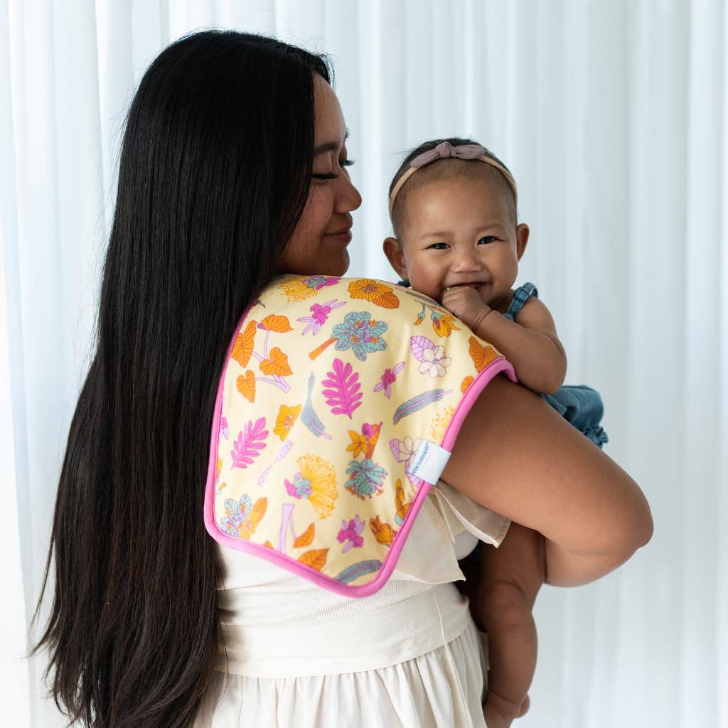 Roots & Blooms Burp Cloth