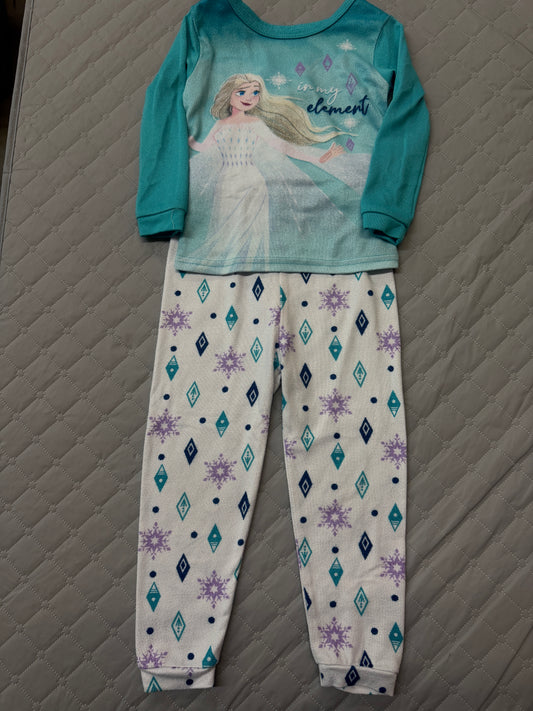 Frozen Blue Pajama Set, 3t