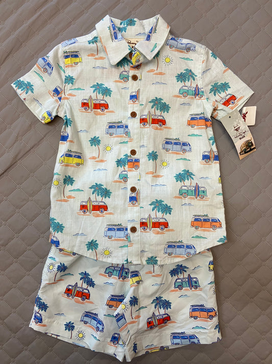 Panama Jack Kids Car 2 Piece Set, 3t