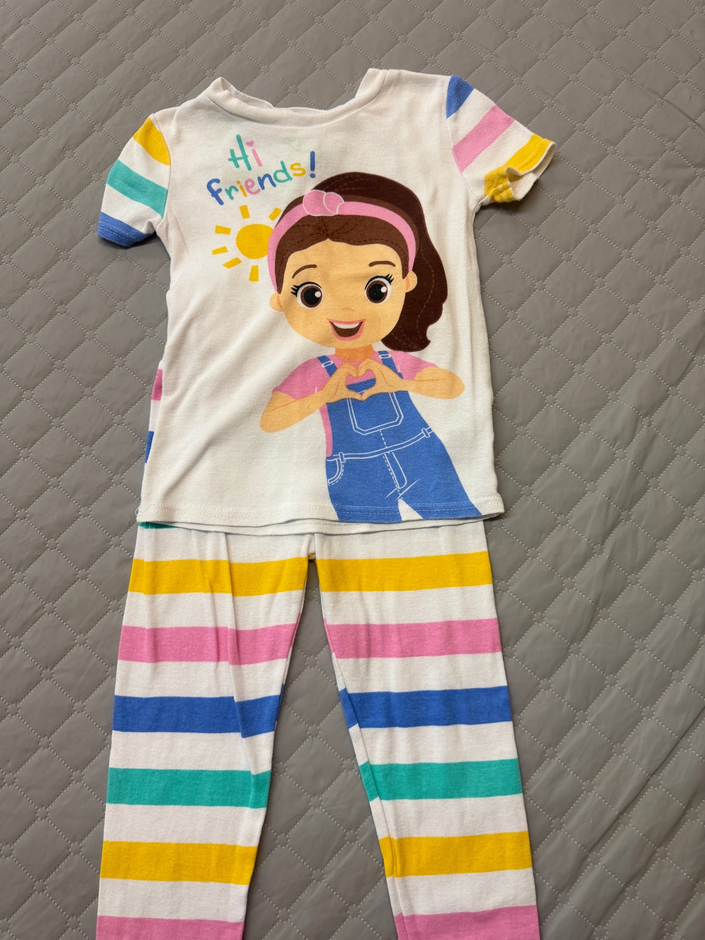 Ms Rachel Stripped Pajamas, 5t
