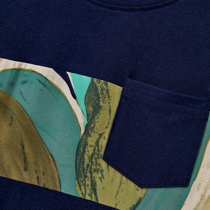 Leaf T-Shirt: Blue: 3-4 Years