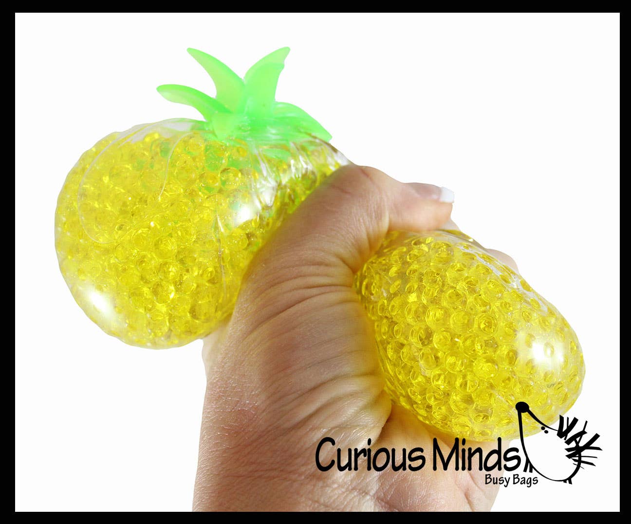 Yellow Pineapple Bead Filled Squishy