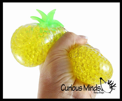Yellow Pineapple Bead Filled Squishy