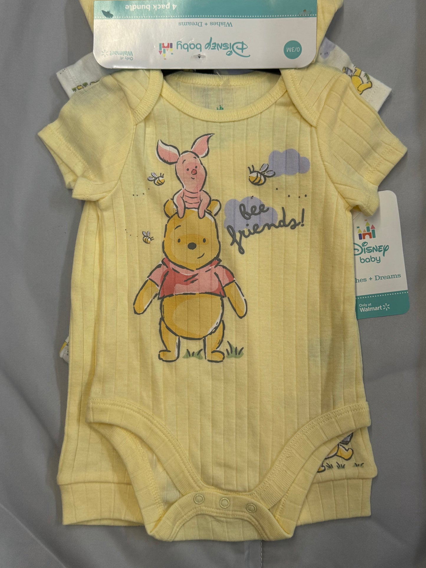 New 4pc Pooh Outfit, Newborn