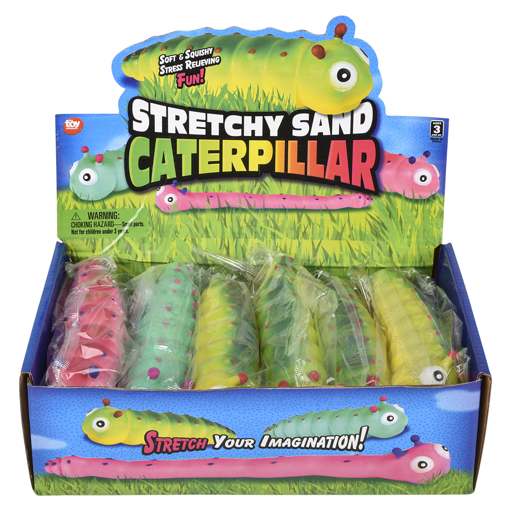 6" STRETCHY SAND CATERPILLAR