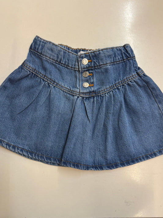 New Zara Denim Skirt, 5T