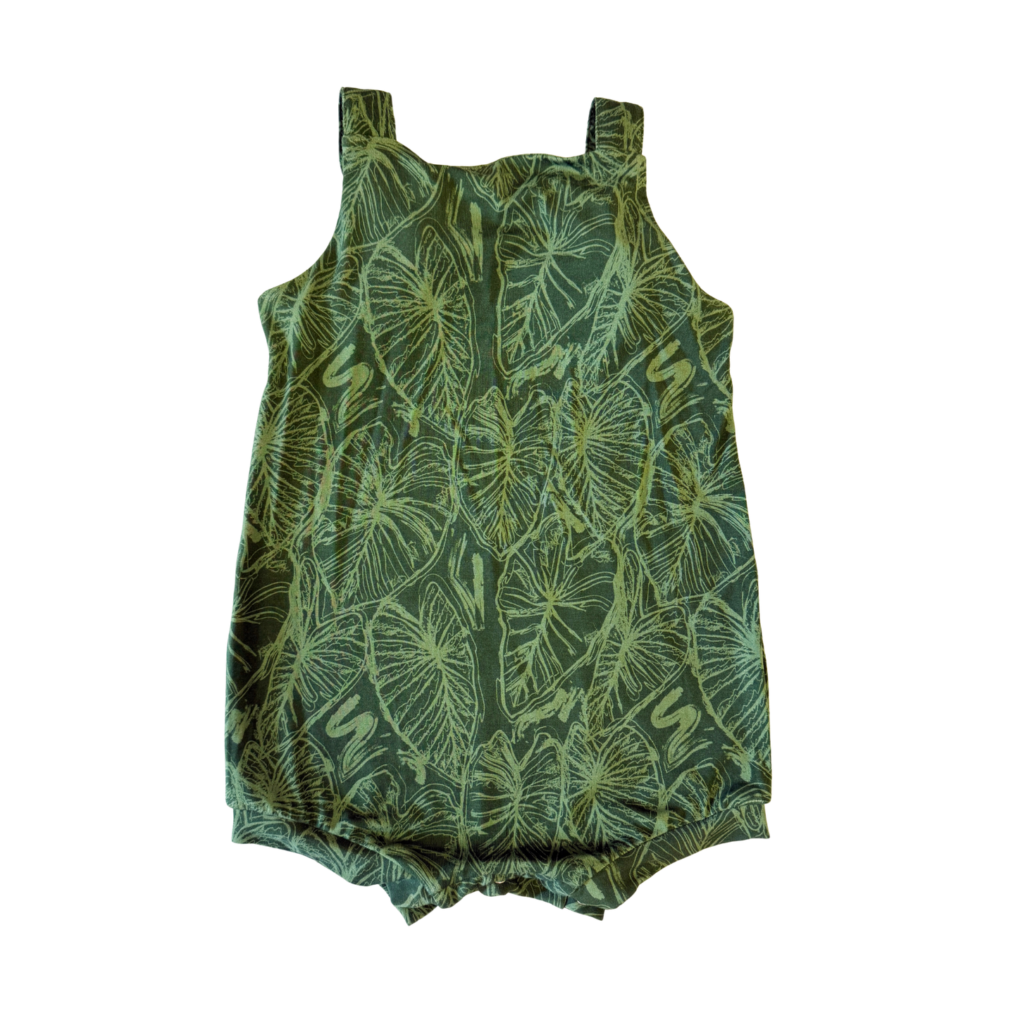 Green Kalo Scribble Makani Overall: 18-24MO