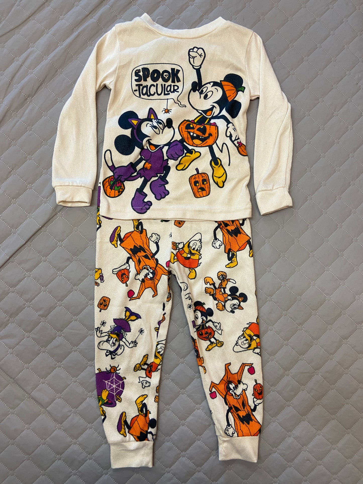 Disney Mickey and Minnie Mouse Halloween Pajama, 3t