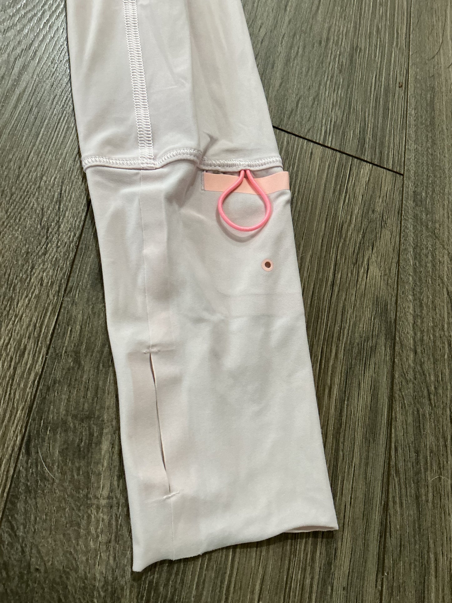 Lululemon Pullover Hoodie Shirt Womens 6 Light Peach Quarter Zip Athletic Ladies