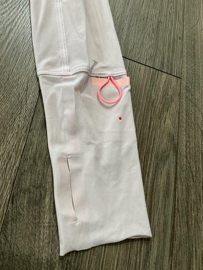 Lululemon Pullover Hoodie Shirt Womens 6 Light Peach Quarter Zip Athletic Ladies