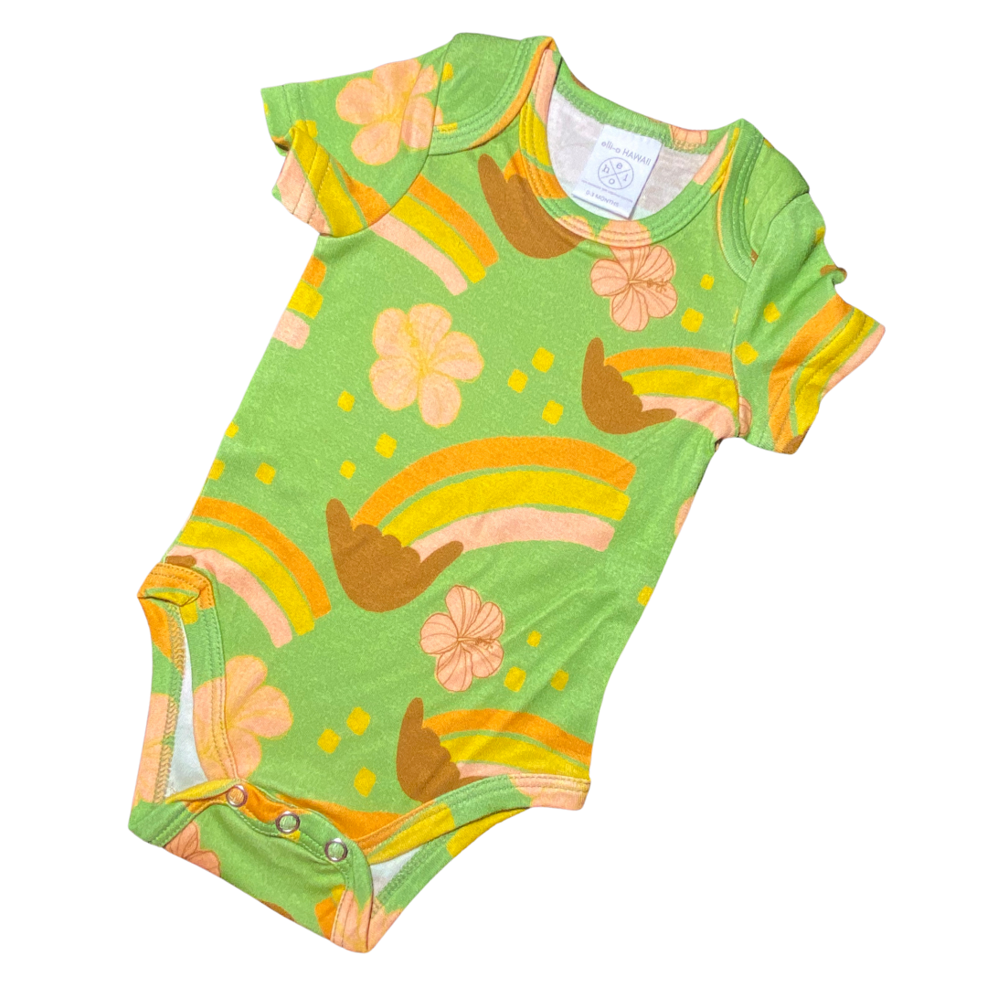 Classic Onesie - Shaka Rainbow: 3-6 M