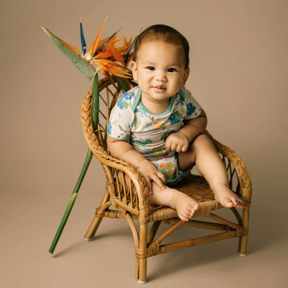 Aloha Before Time Bamboo Onesie: 0-6M