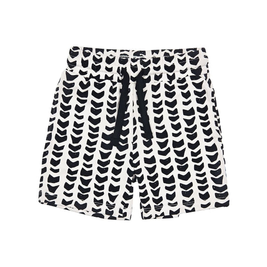 Shell-ish Bamboo Drawstring Shorts: 2T