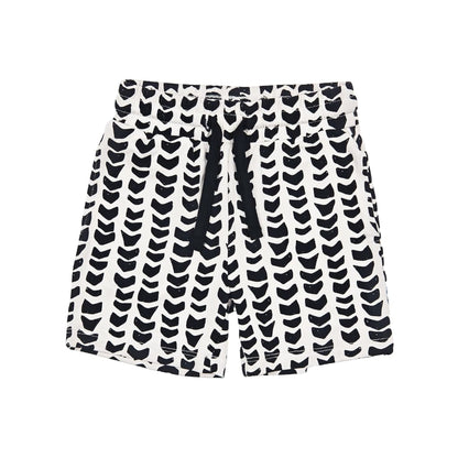 Shell-ish Bamboo Drawstring Shorts: 12-18M