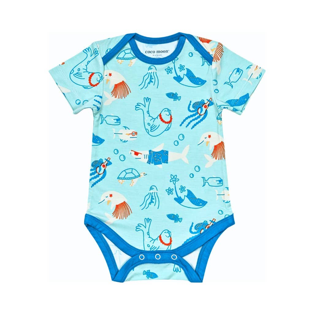 Reef Rascals Bamboo Onesie: 0-6M