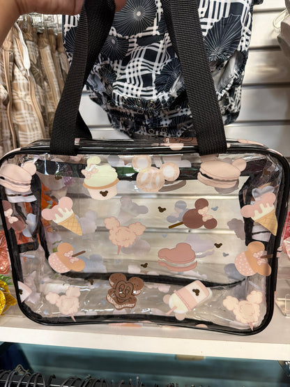 12” Clear Zip Bag, Mouse Snacks