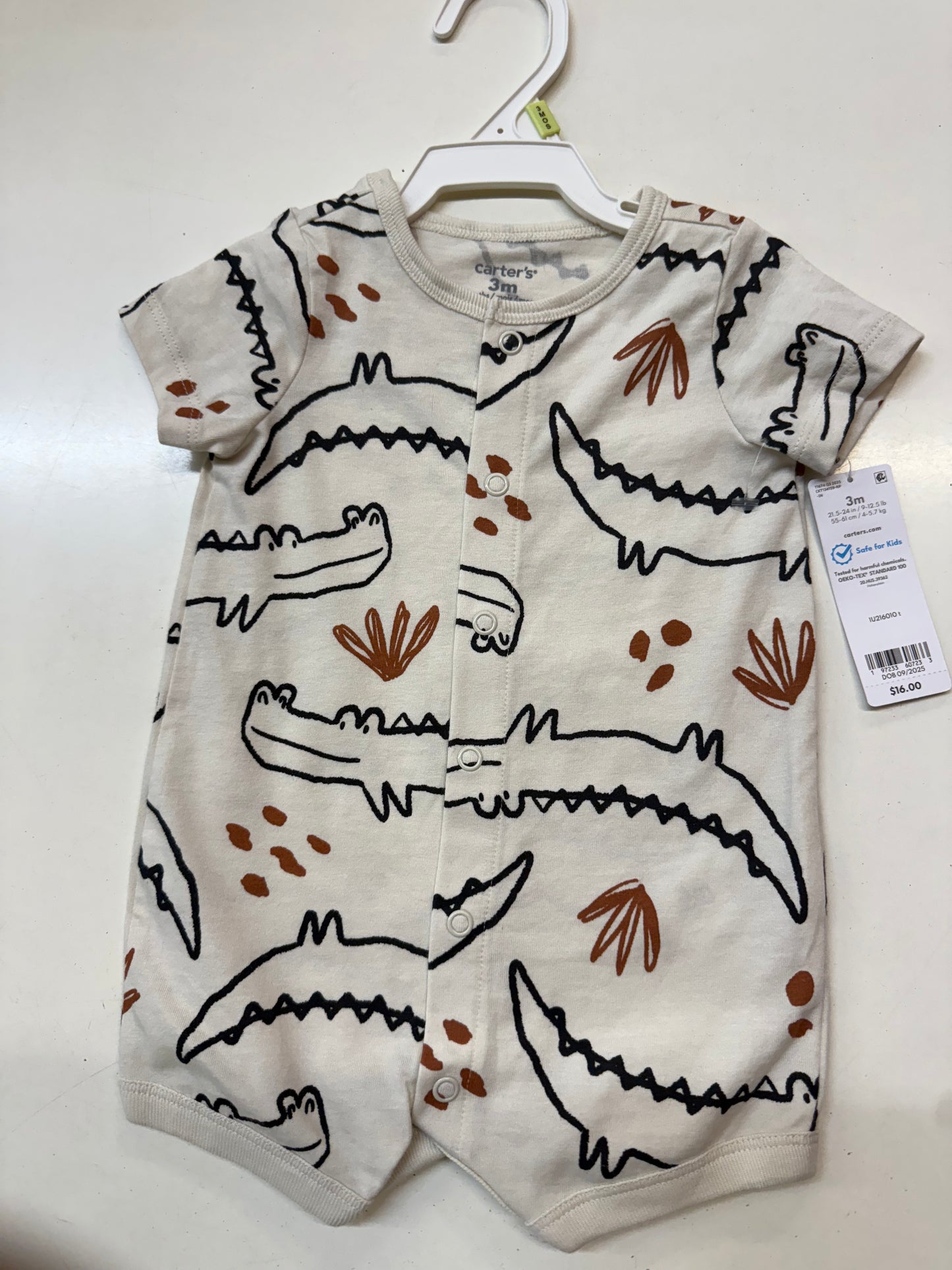 New Carter’s Romper, 3m