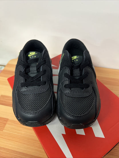 Nike Air Max Excee Toddler Sneaker Shoes Size 7C Black Green CD6893-010