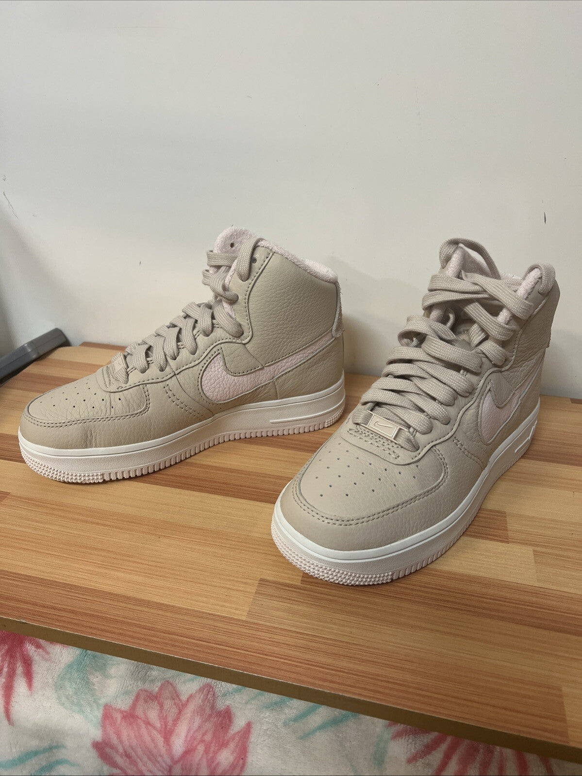 Nike Air Force 1 Sculpt Women's Shoes Sandrift/Light Soft Pink Size 5 DC3590-103
