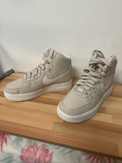 Nike Air Force 1 Sculpt Women's Shoes Sandrift/Light Soft Pink Size 5 DC3590-103
