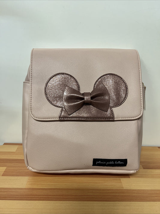 Petunia Pickle Bottom Minnie Mouse Mini Boxy Backpack Girls Kids Pink Icon NEW