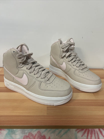 Nike Air Force 1 Sculpt Women's Shoes Sandrift/Light Soft Pink Size 5 DC3590-103