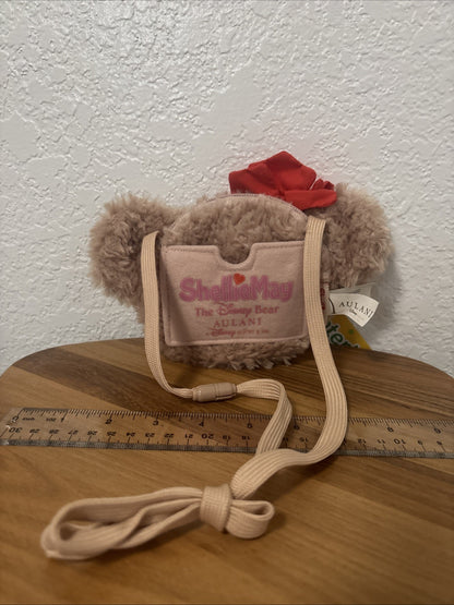 Disney Aulani Shellie May Plush Crossbody Shoulder Bag Coin Purse