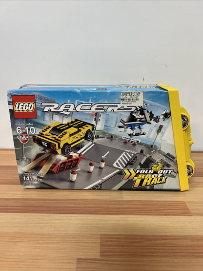 Lego WORLD RACERS Racing Set 8196 ~ CHOPPER JUMP w/ FOLD OUT RACE TRACK NEW HTF