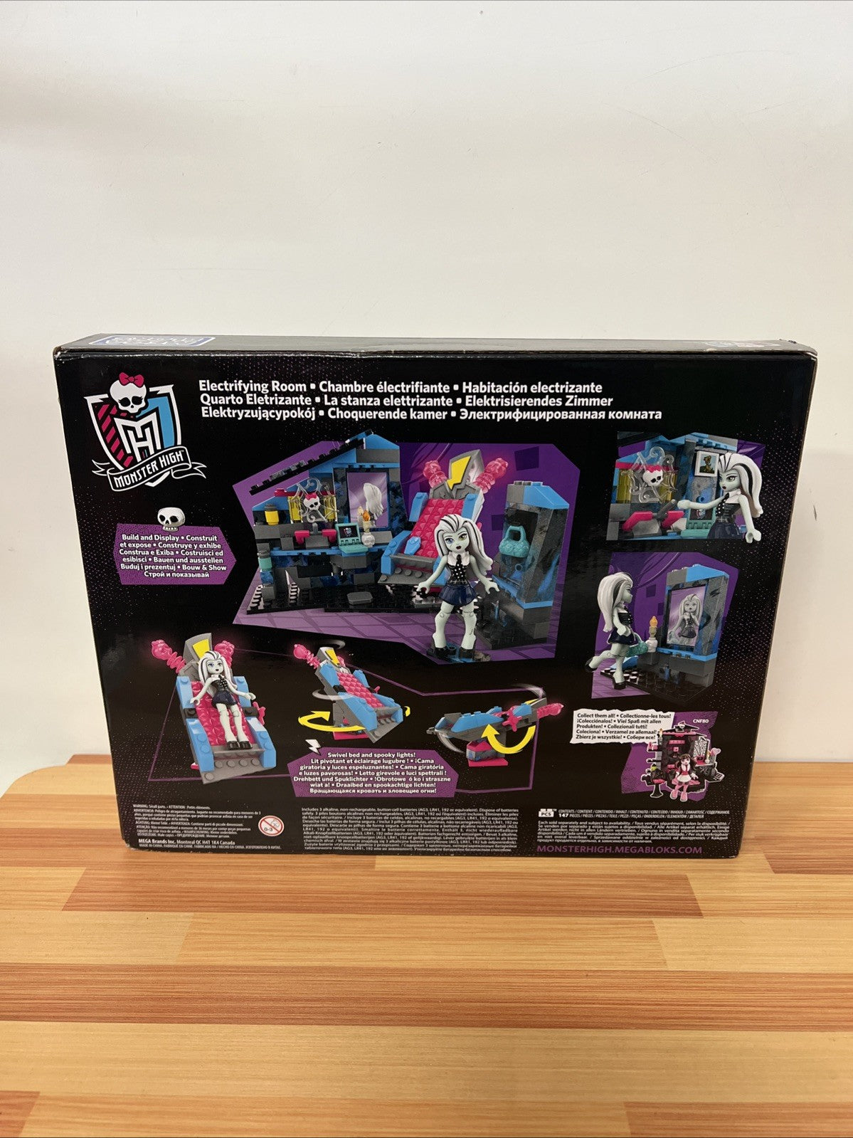 Mega Bloks Monster High Frankie Stein's Electrifying Room Building Set NEW