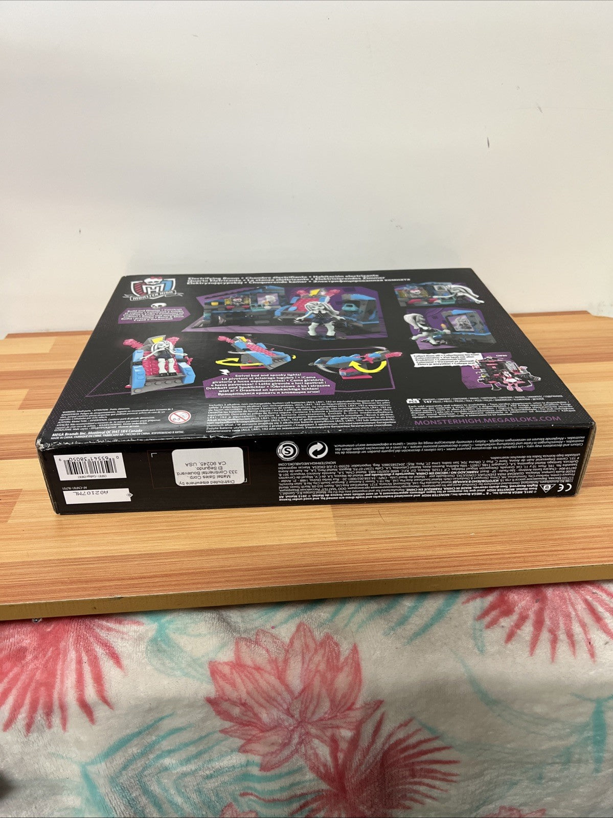 Mega Bloks Monster High Frankie Stein's Electrifying Room Building Set NEW
