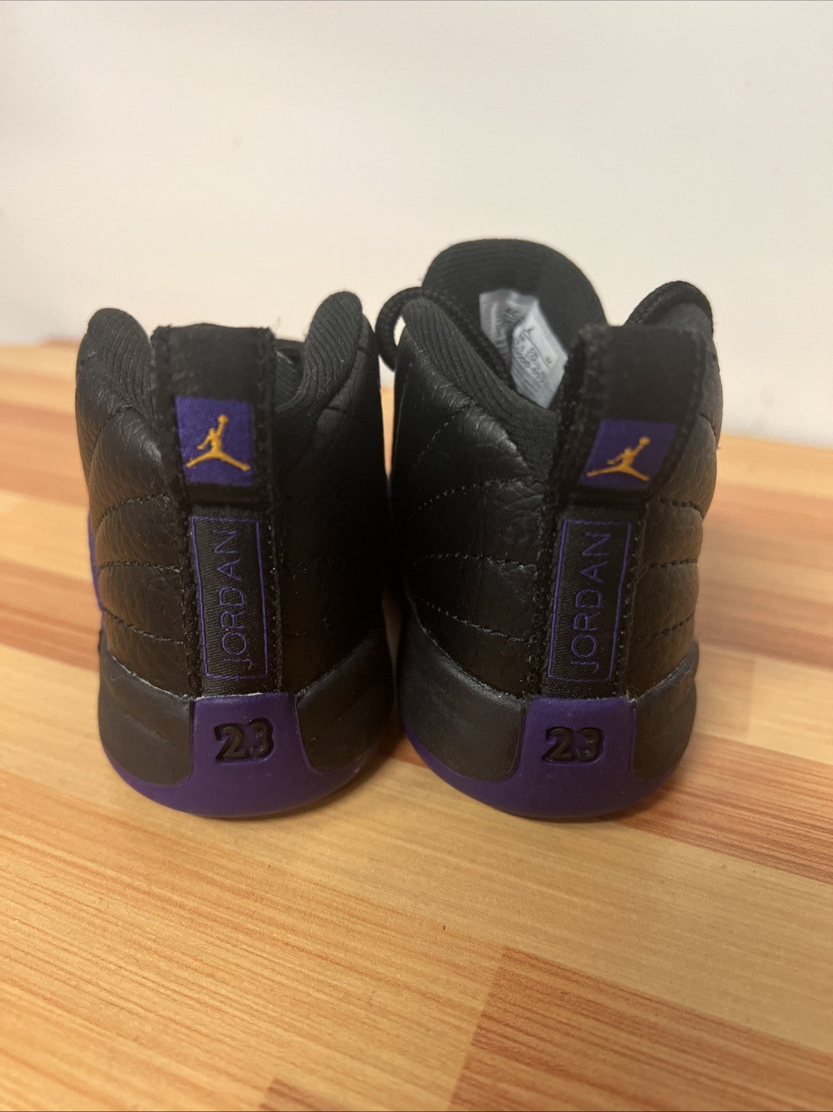 Nike Air JORDAN 12 Retro Field Purple Black 850000-057 Shoes Toddler Size 4C