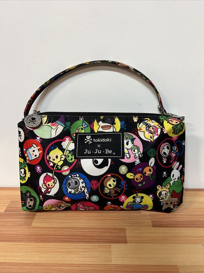 JuJuBe x Tokidoki Bubble Trouble Be Quick Clutch Pouch Wristlet Bag 11x7”