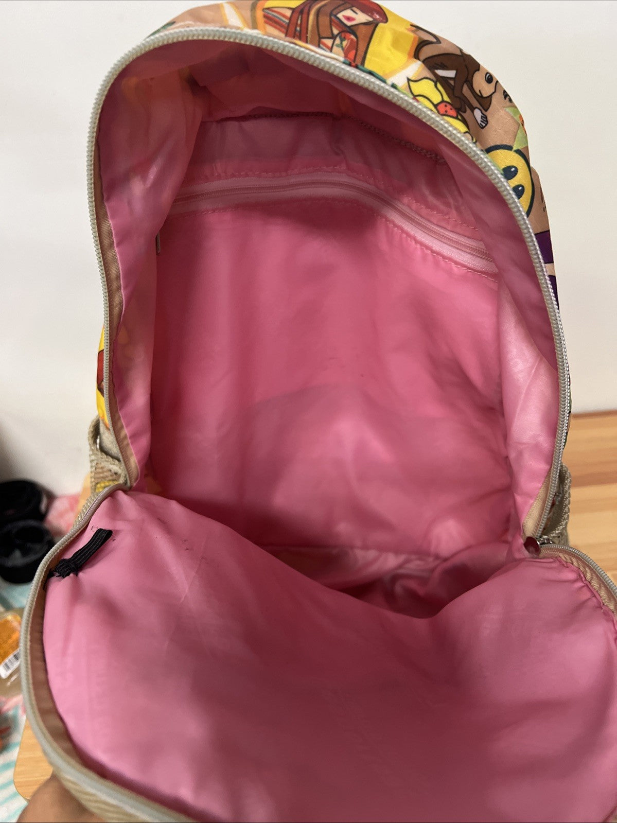 Tokidoki x LeSportsac Backpack Cactus Spring Flower Beige