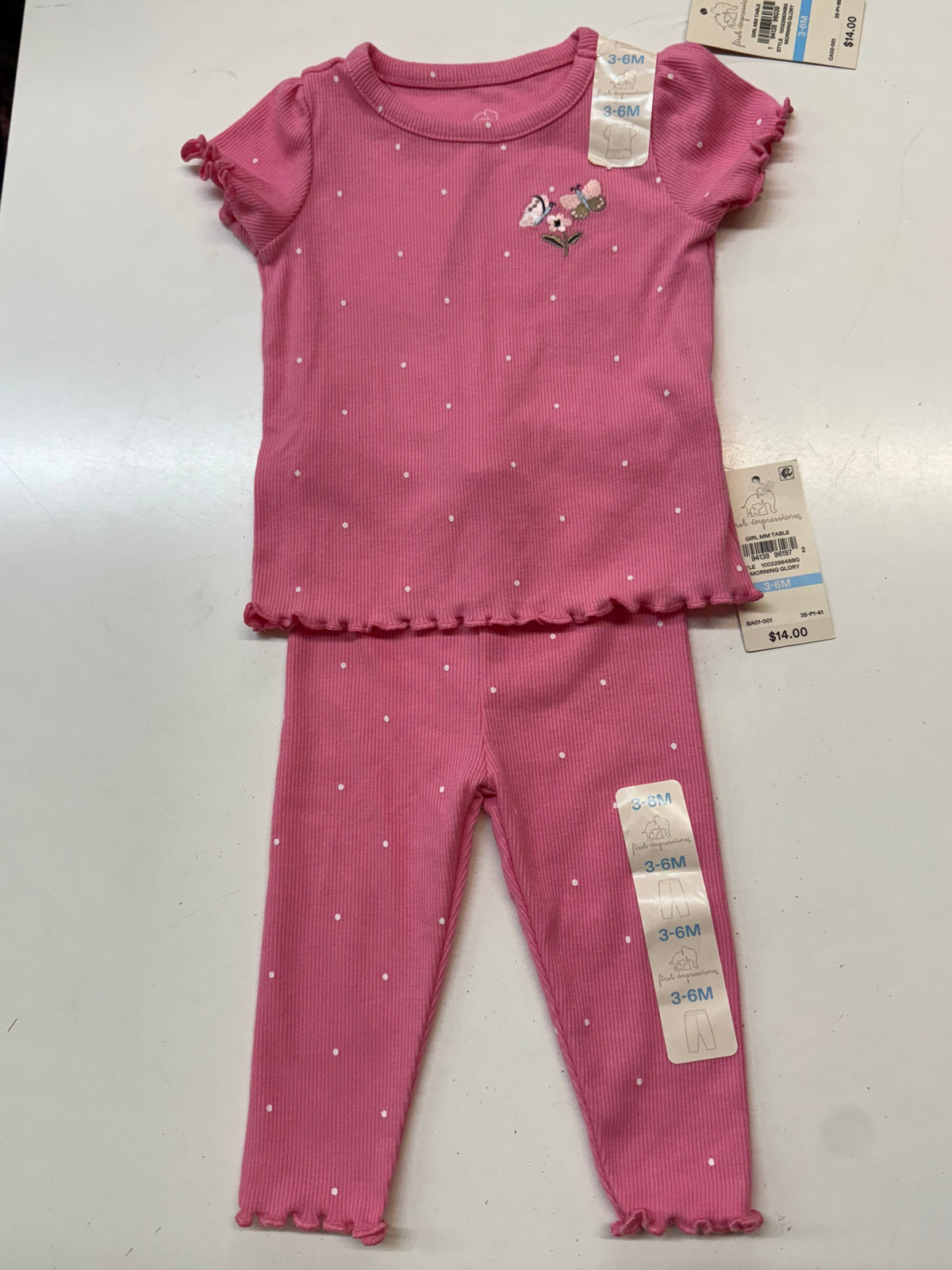 New 2pc First Impressions Outfit, 3-6m