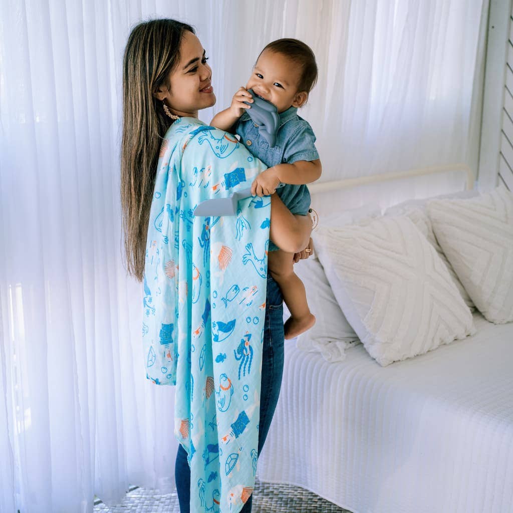 Reef Rascals Muslin Swaddle