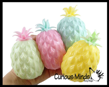 Colored Pineapple Bead Filled Squishy