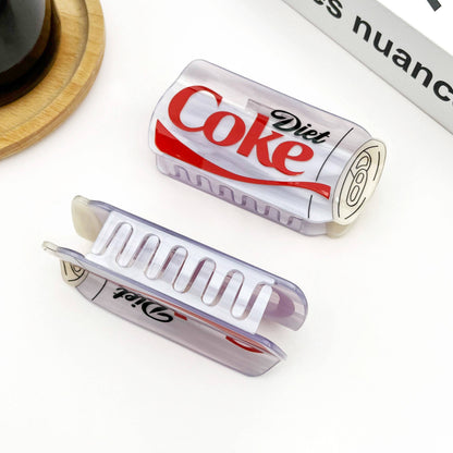 Diet Coke Bottle Hair Claw Clip, Fun Acetate Hair Accessory: Coke