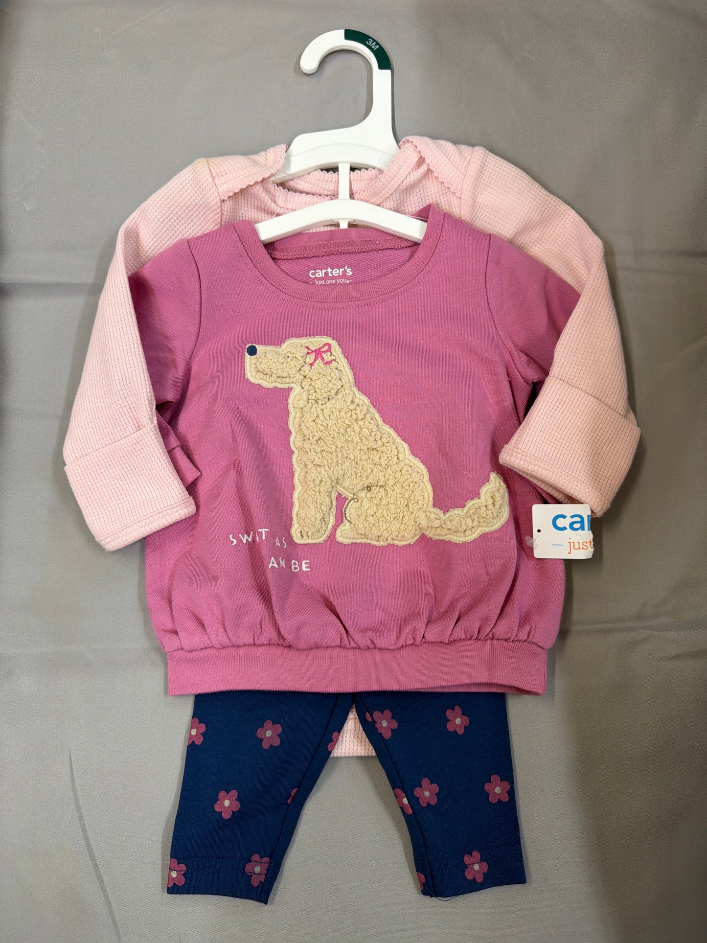 New Carters Long Sleeve Set, 3M