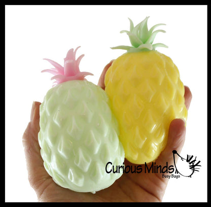 Colored Pineapple Bead Filled Squishy