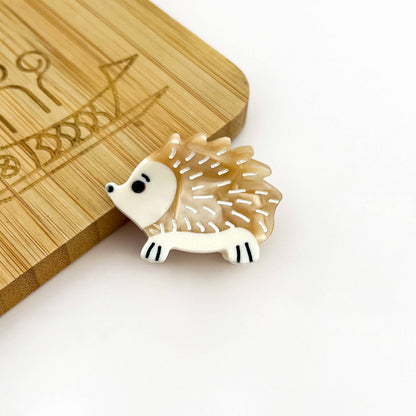Mini Hedgehog Hair Claw Clip, Animal Hair Clip: Pink