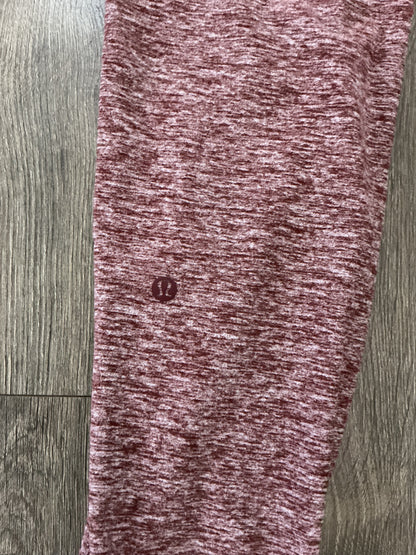 Lululemon Leggings Women small Gray Wunder Under Cropped Stretch Pull On Workout