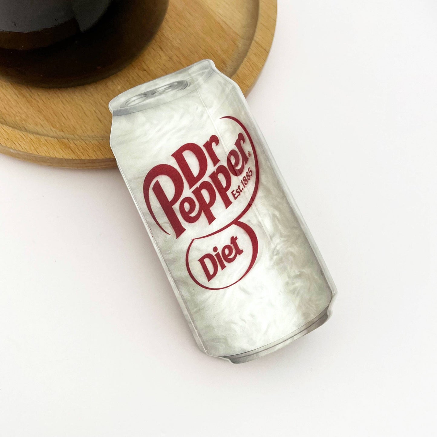 Cola Drink Hair Claw Clip, Cute Soda Hair Clip: White