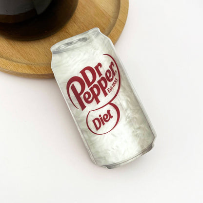 Cola Drink Hair Claw Clip, Cute Soda Hair Clip: White