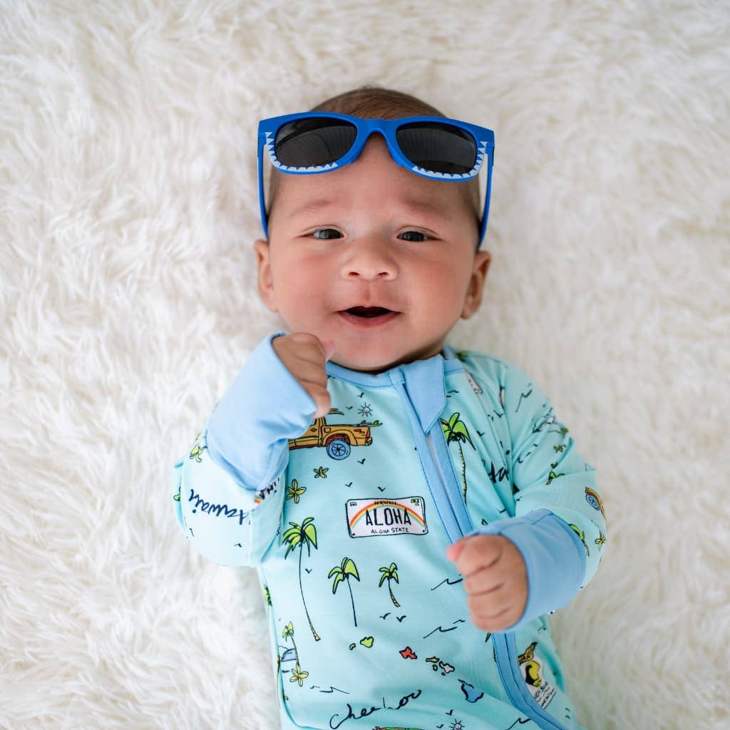 We Go Holoholo Bamboo Coverall: 3-6M