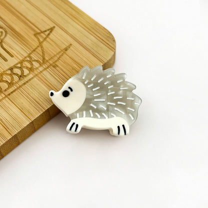 Mini Hedgehog Hair Claw Clip, Animal Hair Clip: Pink