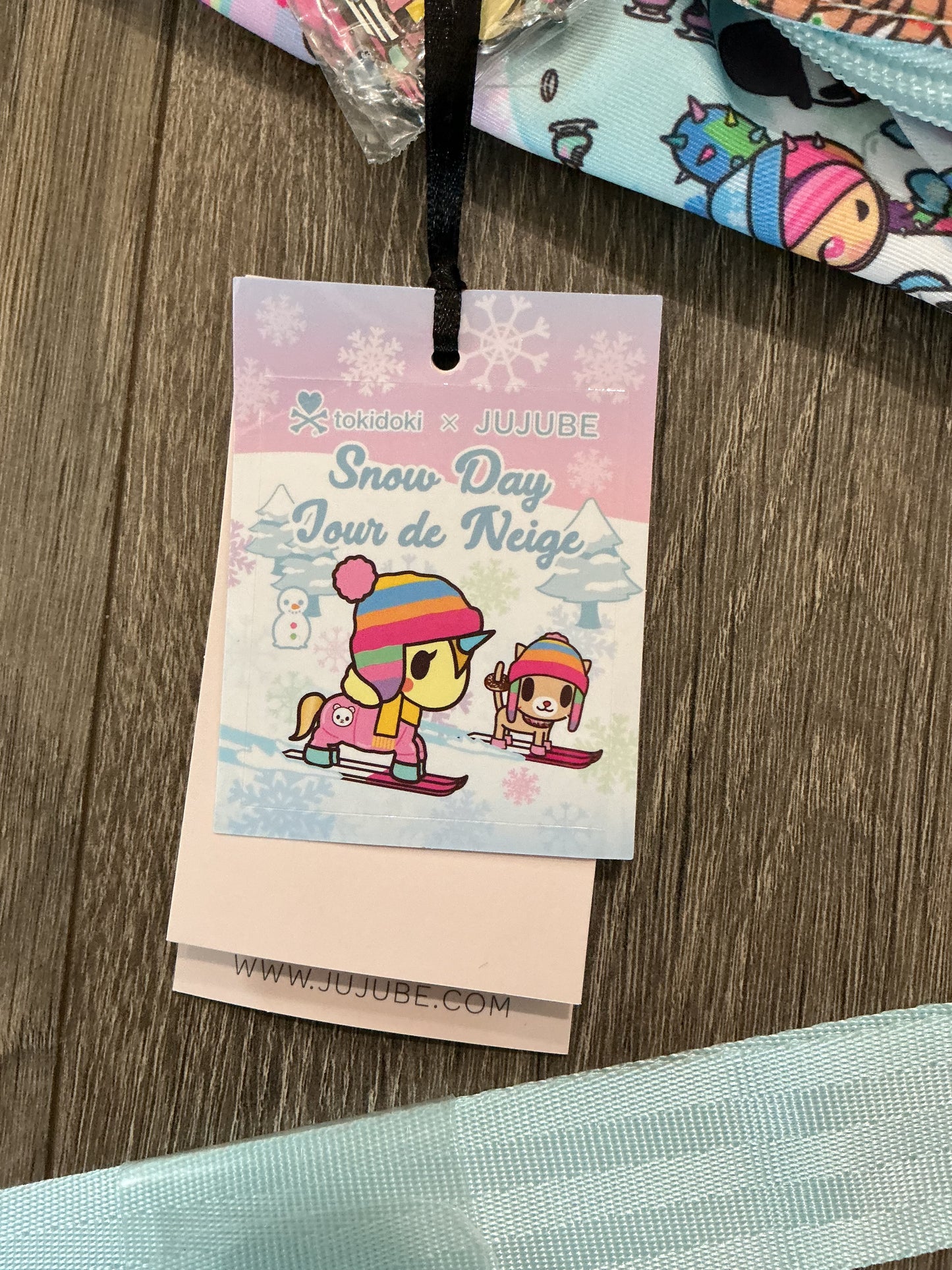 tokidoki Snow Day Crossbody Sling Diaper Bag — Ice Blue