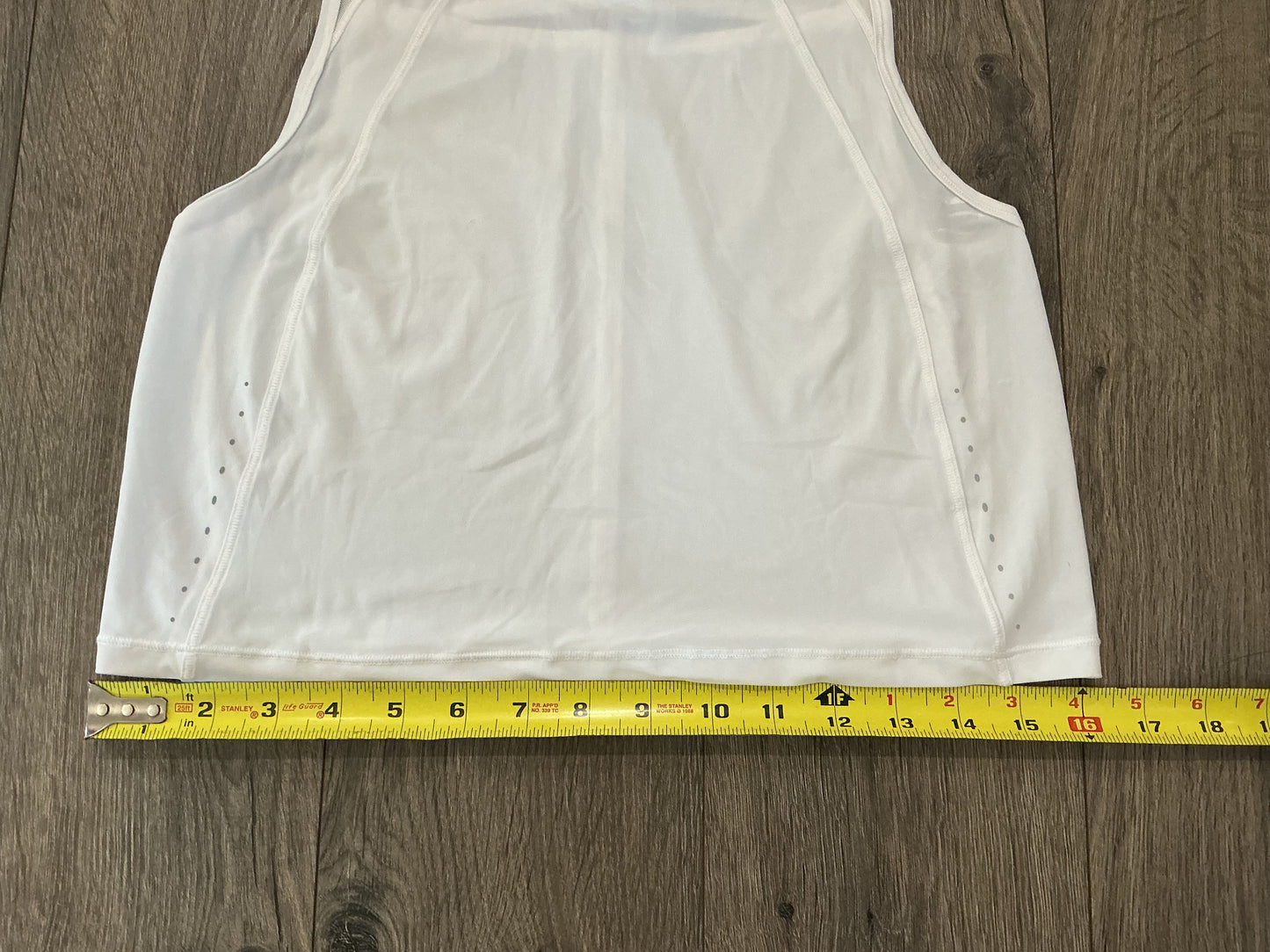 Lululemon white Align Racerback sculpt Tank Top reflective women's small XS 2
